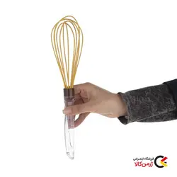 همزن دستی پلاستیکی طلایی مدل Tava برند متالتکس