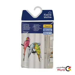 پرده حمام 180 در 200 سانتی‌متری مدل Parrot طرح پرنده