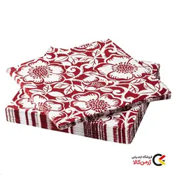 بسته 30 عددی دستمال سفره تزئینی طرح گل برند ایکیا