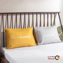 روبالشی نخی دو عددی طرح good night برند ال سی هوم ترکیه