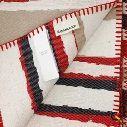 پادری ترک 160x200 سانتی‌متری برند مادام کوکو طرح گلیم