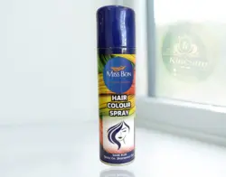 اسپری رنگ مو میس بون (Miss Bon) حجم 150 میلی لیتر رنگ آبی پررنگ - ماهان بهداشت