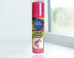 اسپری رنگ مو میس بون (Miss Bon)حجم 150 میلی لیتر رنگ سرخابی - ماهان بهداشت