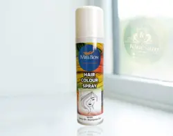 اسپری رنگ مو میس بون (Miss Bon)حجم 150 میلی لیتر رنگ سفید - ماهان بهداشت