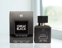 ادکلن مردانه GREAT BLACK گریت بلک شرکتی 100میل - ماهان بهداشت