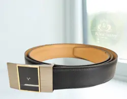 کمربند مردانه طرح چرم 3.5 سانت اعلا پلاکی - ماهان بهداشت