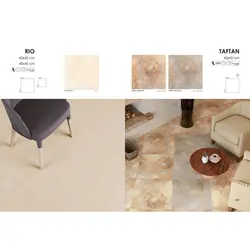 سرامیک تفتان پرسپولیس 60*60 مات طوسی و کرم