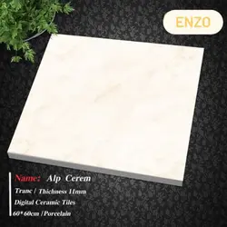 سرامیک پرسلان الپ کرم سایز 60*60 با لعاب براق محصول کارخانه روناس