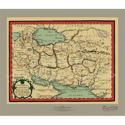 نقشه امپراتوری پارتیان ایران سال 1698 میلادی (8)