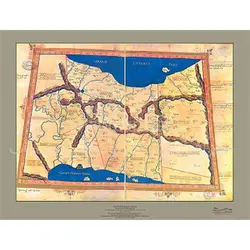 نقشه ایران از اطلس کلادیوس بطلموس 15 میلادی (1)