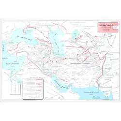 نقشه ایران در زمان ایلخانیان - جلد 15