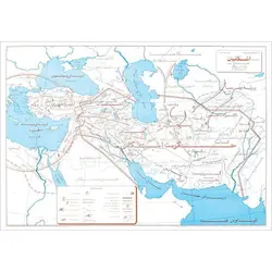 نقشه ایران در زمان اشکانیان - جلد 3