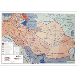 نقشه ایران در زمان صفویه - جلد 8