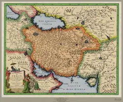 نقشه پادشاهی ایران اثر پییر فاندرآ 1710م. (12)
