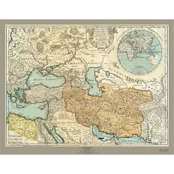 نقشه تاریخی ایران 1705 میلادی (11)