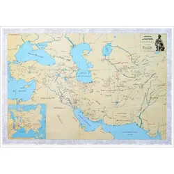 نقشه جغرافیایی شاهنامه فردوسی (نقشه ایران در زمان فردوسی)
