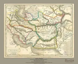 نقشه خاور زمین (ایران) 1821 میلادی (27)