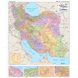 نقشه های سیاحتی و گردشگری استان ها