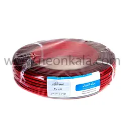 سیم نایلون باندی 0.5×2 دو رنگ مسی - cable cooper