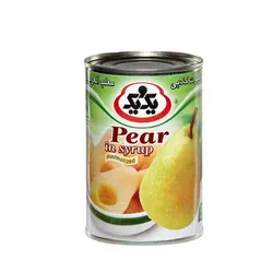 کمپوت گلابی ۵۰۰ گرمی یک و یک