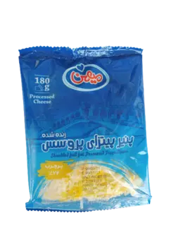 پنیر پیتزای پروسس ۱۸۰ گرم میهن