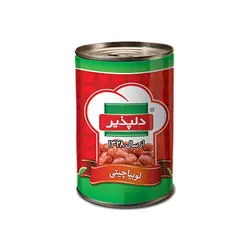 کنسرو لوبیا چیتی 420 گرمی دلپذیر