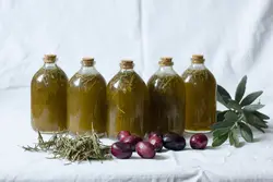 روغن زیتون مخصوص ماساژ ، تاثیر گرفته از گیاهان دارویی پوست و موی سر