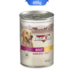 کنسرو سگ های بالغ طعم گوشت بوناسیبو ( Beef Bonacibo ) وزن 400 گرم