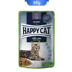 پوچ گربه های بالغ عقیم شده طعم بره مدل کولیناری (Culinary Farm Lamm) وزن 85 گرم | چیوو