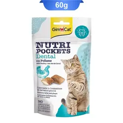 تشویقی گربه های بالغ طعم دنتال مرغ (GimCat) وزن 60 گرم | چیوو