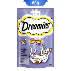 تشویقی گربه طعم اردک دریمز (Dreamies) وزن 60 گرم
