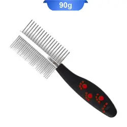 برس گره باز کن سگ و گربه دو طرفه کد 106040