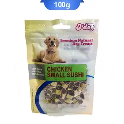 تشویقی سگ طعم مرغ مدل سوشی کوچک اداگ (O DOG) وزن 100 گرم کد 104039