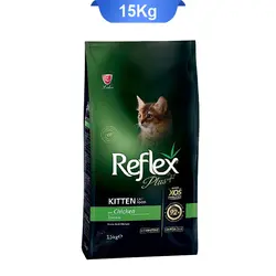 غذای خشک بچه گربه طعم مرغ کیتن رفلکس پلاس (kitten Reflex) وزن 15 کیلوگرم