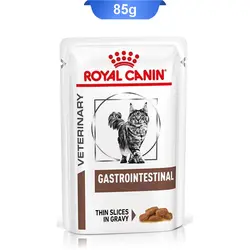 پوچ گربه درمان مشکلات گوارشی مدل گسترو اینتستینال رویال کنین (Gastro Intestinal) وزن 85 گرم