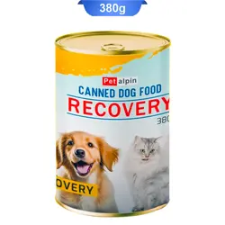 کنسرو سگ و گربه جهت ریکاوری طعم مرغ و ماهی پت آلپین (Pet Alpin) وزن 380 گرم کد 110014