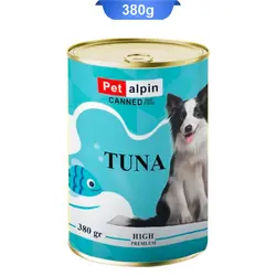 کنسرو سگ طعم مرغ و ماهی تن پت آلپین (Pet Alpin) وزن 380 گرم کد 110018