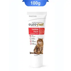 خمیر تائورین گربه حاوی کلسیم و بیوتین یوروپت (Europet) وزن 100 گرم کد 112062