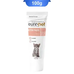 خمیر مولتی ویتامین بچه گربه حاوی 12 نوع ویتامین مدل کیتن یوروپت (Europet) وزن 100 گرم کد 112063