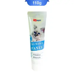 خمیر گربه حاوی تائورین (تقویت چشم و قلب) پت آلپین (Taurine) وزن 110 گرم کد 112070