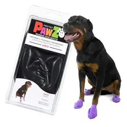 پاپوش سگ های نژاد بزرگ ضد آب جنس لاتکس 12 عددی (Pawz)