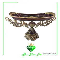 شیرینی خوری کریستال کد K1312-2 کریستال سازان
