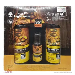 خرید پک مراقبت مو آرگان لایتنس اصل - قیمت عمده - نازی رخ