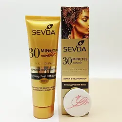 خرید ماسک صورت طلا سودا حجم 100میلی - قیمت عمده - نازی رخ