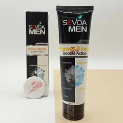 خرید ماسک زغال و یخ سودا حجم 100میلی - قیمت عمده - نازی رخ