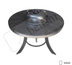 آتشدان با میز گرد مدل فروزان