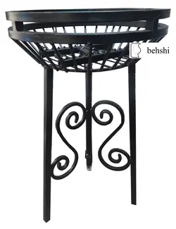 آتشدان فرفورژه گرد