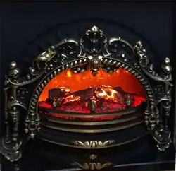 شومینه چدنی روکوکو برقی