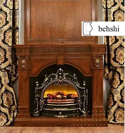 شومینه چدنی روکوکو برقی