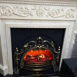 شومینه چدنی روکوکو برقی